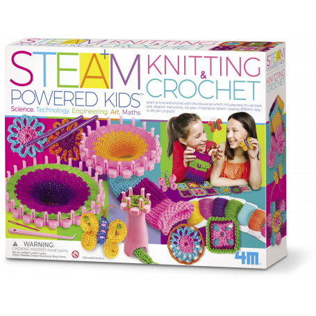 4M - STEAM Powered Kids - Knitting & Crochet
