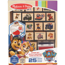 M&D Paw Patrol - Wooden Stamps Activity Set