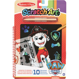 M&D Paw Patrol - Scratch Art - Marshall