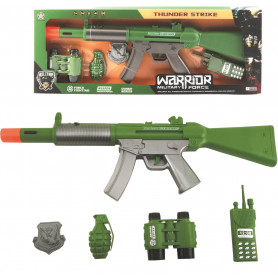 B/O Warrior Military Force Gun with Accessories (D18)