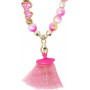 Pink Poppy Barbie Rainbow Fantasy Stretch Pearl Necklace & Br