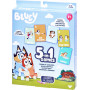BLUEY 5 IN 1 CARD GAME SET - SCHOOL THEME