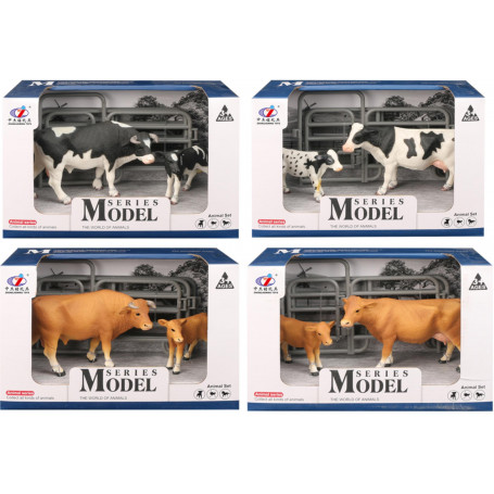 Twin Cow Set 4 Styles Assorted (D24)