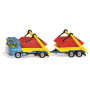Siku - Truck with skip and trailer