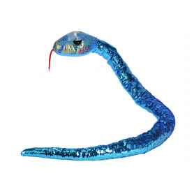 SNAKE TEAL PURPLE SEQUIN