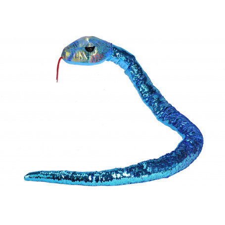 SNAKE TEAL PURPLE SEQUIN