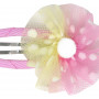 Pink Poppy Pink Mesh Hairclip