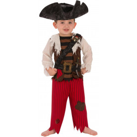 PIRATE MATEY COSTUME - SIZE 6-8 YRS
