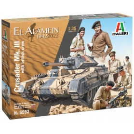 Italeri Crusader Mk. III & British Tank Crew 1/35 Scale