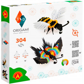 3D Origami  - AT-Origami-Butterfly and Bee