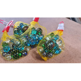 Pearlised Glass Marbles