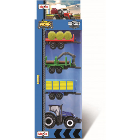 Mini Work Machines Farm 4-pack  Assorted