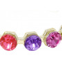 Pink Poppy Carnival Gem Bangle