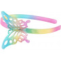 Pink Poppy Pastel Iridescent Butterfly Headband