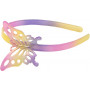 Pink Poppy Pastel Iridescent Butterfly Headband