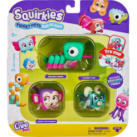 LITTLE LIVE PETS SQUIRKIES S1 3PK ASSTD