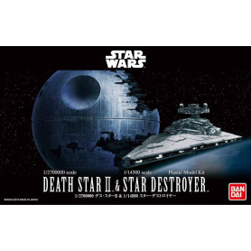 1/2,700,00 STAR WARS DEATH STAR II & 1/14,500 STAR DESTROYER