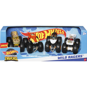HW MONSTER TRUCKS 1:64 4-PACK AST