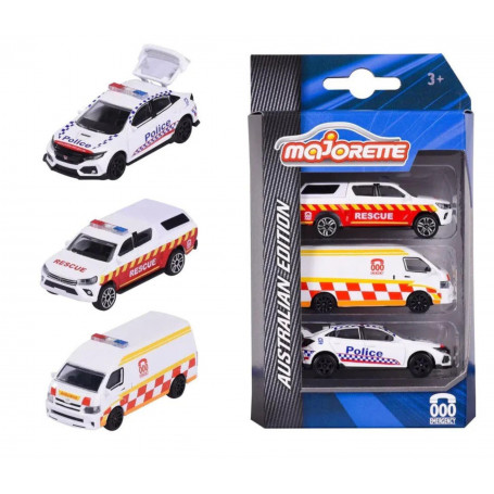 AUSTRALIAN TRIPLE ZERO 3PCE 3 ASST H/S
