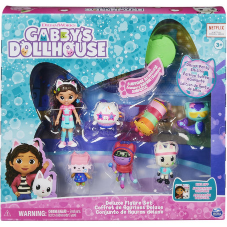 Gabby's Dollhouse Deluxe Figure Set - Dance Party Theme - H1