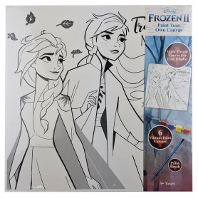 Frozen 2 Paint Your Own Canvas Set