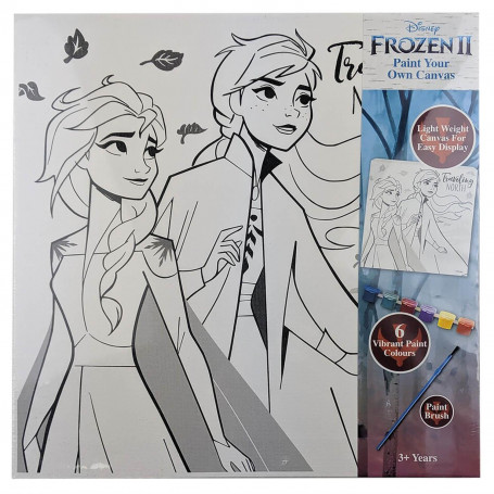 Frozen 2 Paint Your Own Canvas Set