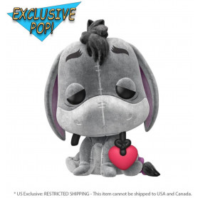 Winnie the Pooh - Eeyore w/Heart (Flocked) Pop!