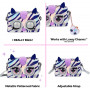 Purse Pets Metallic Magic Zebra solid