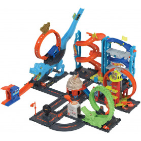 Hot Wheels City Super Loop Fire Station