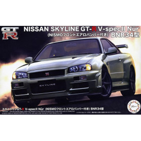 Fujimi 1/24 Skyline GT-R V-specII Nur w/Nismo Front Aero Bumper (ID-285) Plastic Model Kit [04666]