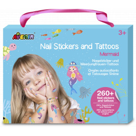 Avenir - Nail Stickers and Tattoos - Mermaids