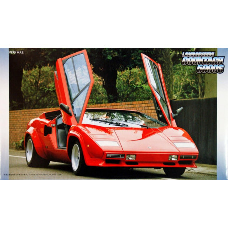 Fujimi 1/24 Countach 5000S Quattro Valvole (RS-38) Plastic Model Kit [12684]