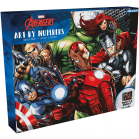 Marvel Avengers Assemble Art by Numbers