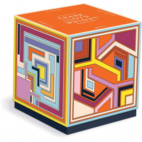 Frank Lloyd Wright Block Puz - Set of 4