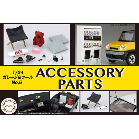 Fujimi 1/24 Accessory Parts (GT-6) Plastic Model Kit