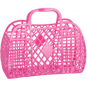 Retro Basket Berry Pink - Small