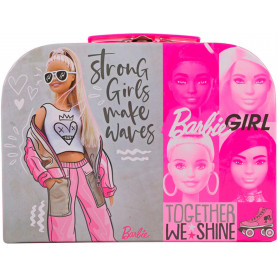 BARBIE NAIL ART SET LUNCHBOX