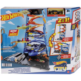 Hot Wheels City Transforming Race Tower, playset