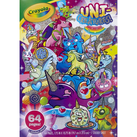 Uni-Creatures Coloring Book