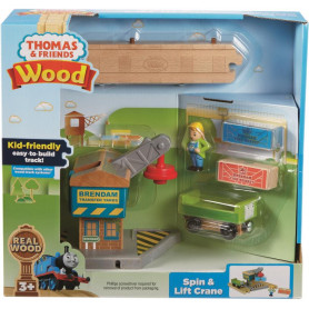 THOMAS & FRIENDS WOODEN - SPIN AND LIFT CRANE
