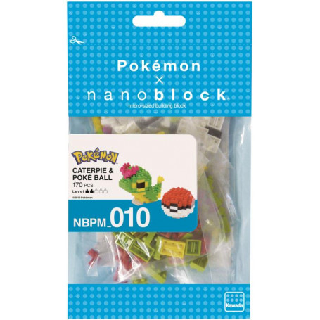 Nanoblock - Caterpie & Poke Ball