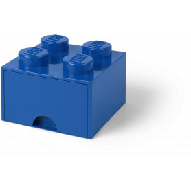 LEGO BRICK DRAWER (4 KNOBS) - Bright Blue
