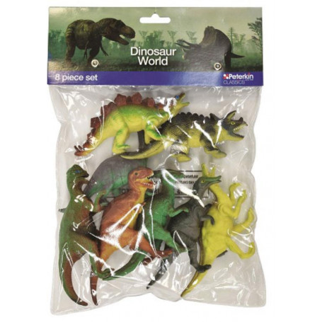 Dinosaur World 8pc Fig