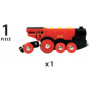 BRIO B/O - Mighty Red Action Locomotive
