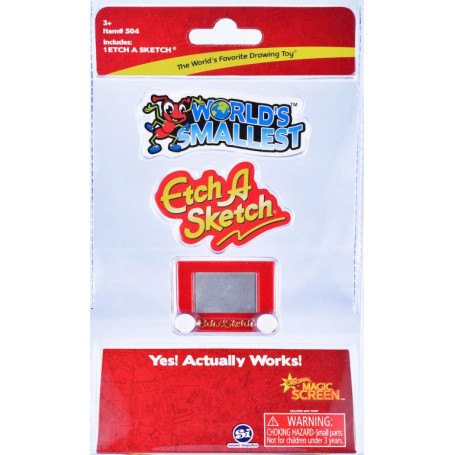Worlds Smallest - Rubiks & Etch a Sketch