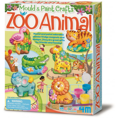 4M - Mould & Paint - Zoo Animal