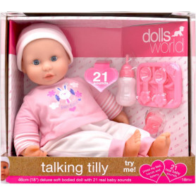 Dollsworld talking tilly - 46 cm