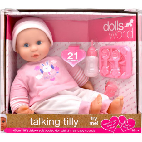Dollsworld talking tilly - 46 cm