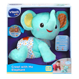 Crawl with Me Elephant Asst (Blue/ Pink)