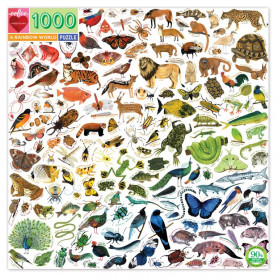 Eeboo1000 Pc Sq Puz R'Bow World